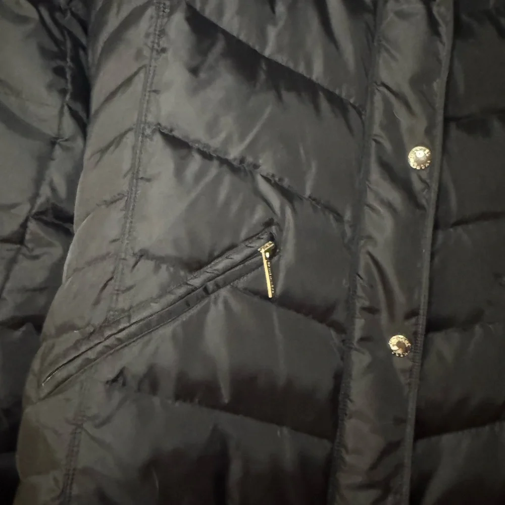 Michael Kors Black Puffer Down Jacket Size L